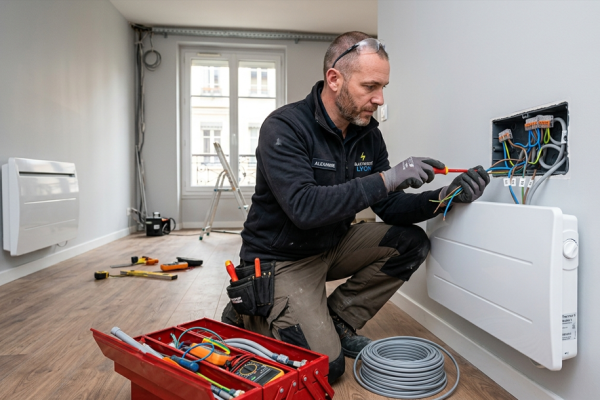 Chauffage installation et remplacement radiateur électrique